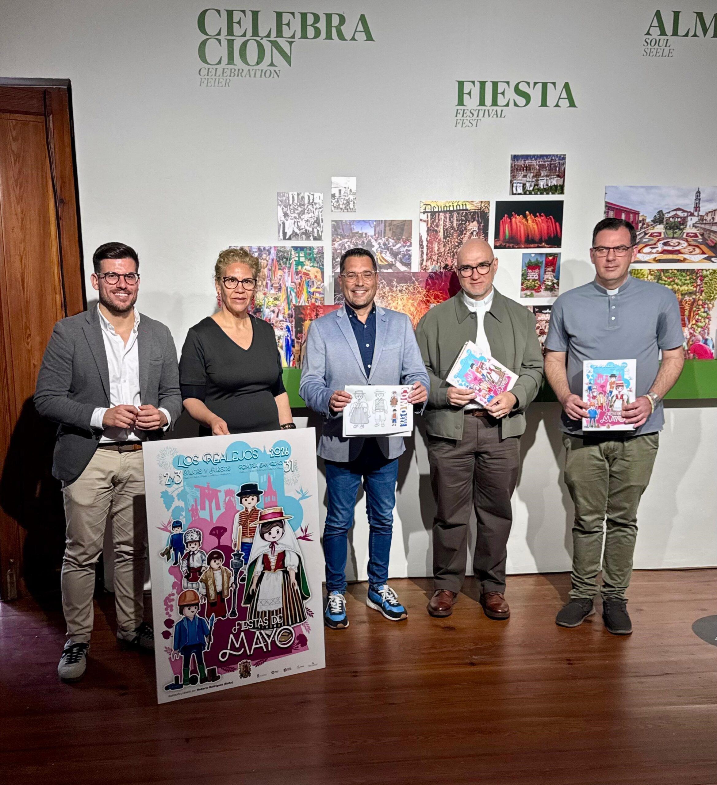 Los Realejos celebra 50 años de las Fiestas de Mayo con 80 actos y una escultura de Ibrahim Hernández
