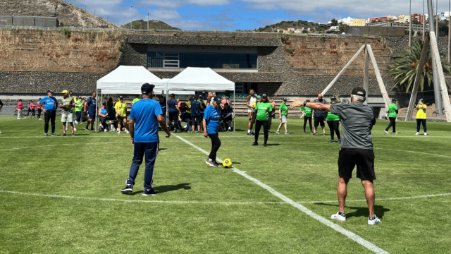 La Fundación UD Las Palmas estrena el Torneo AlGolpito de Fútbol Caminando con tres islas