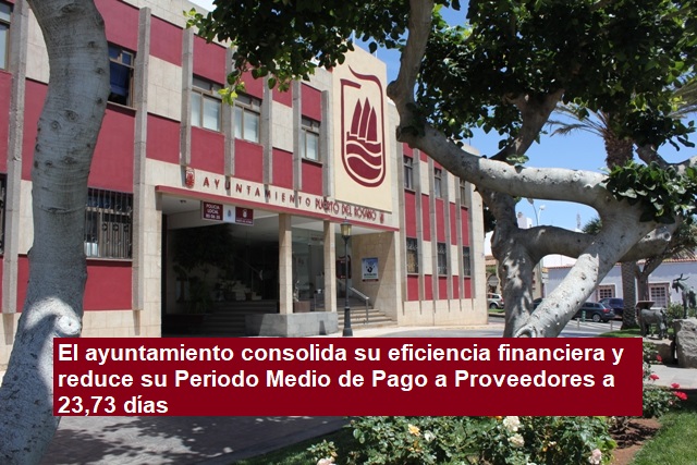 Puerto del Rosario reduce su periodo de pago a proveedores a 23,73 días