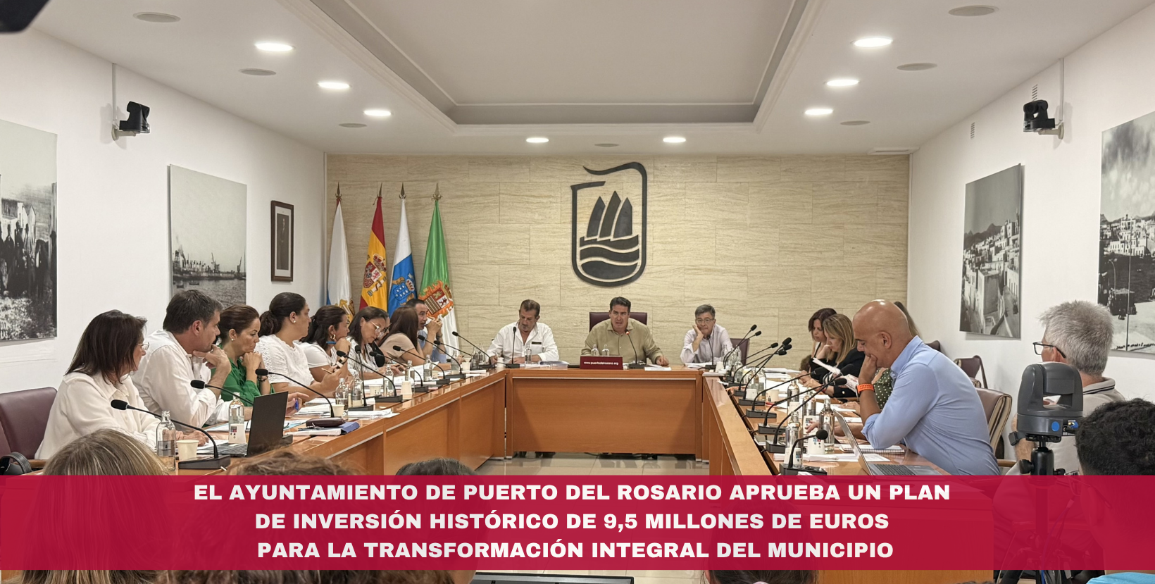 Puerto del Rosario aprueba un plan de inversión de 9,5 millones para reformar el municipio hasta 2029