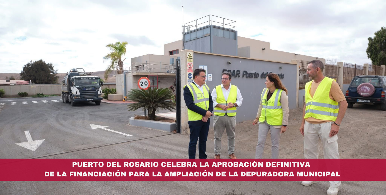 Canarias aprueba 15,6 millones para ampliar la depuradora de Puerto del Rosario