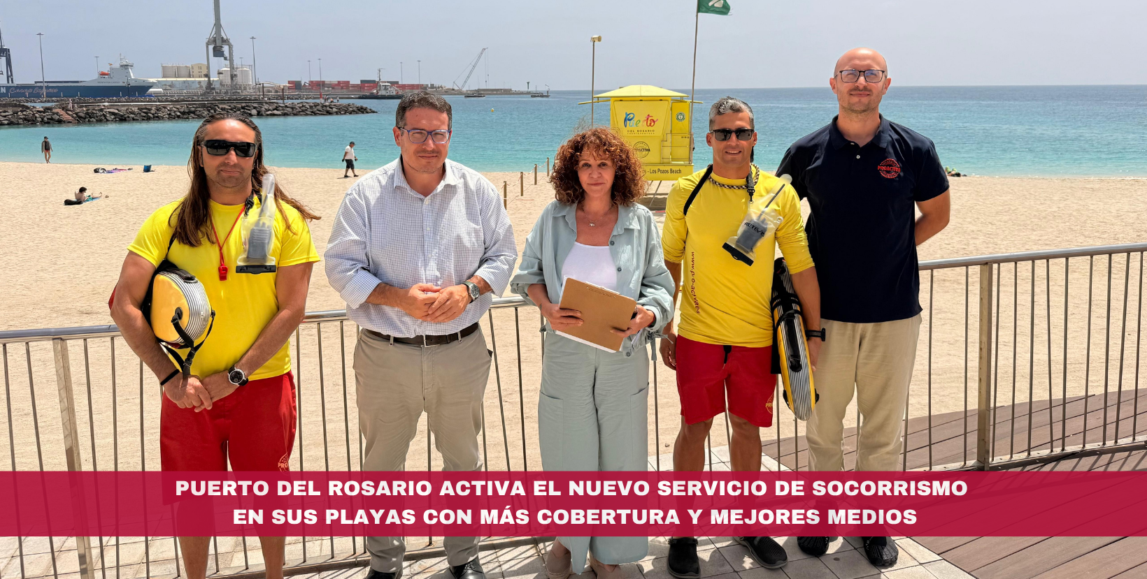 Puerto del Rosario estrena socorrismo en Playa Blanca y Los Molinos con más meses y medios