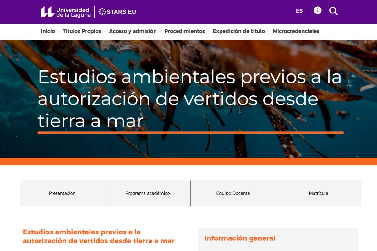 Canarias y sus universidades forman especialistas en gestión de vertidos al mar con microcredenciales